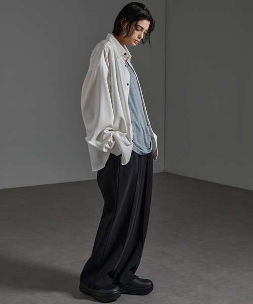 【未使用】Lig. オーバーシャツ　ホワイト　リグドット 新品未使用 / lig. / リグドット / オーバーシャツ - メルカリ