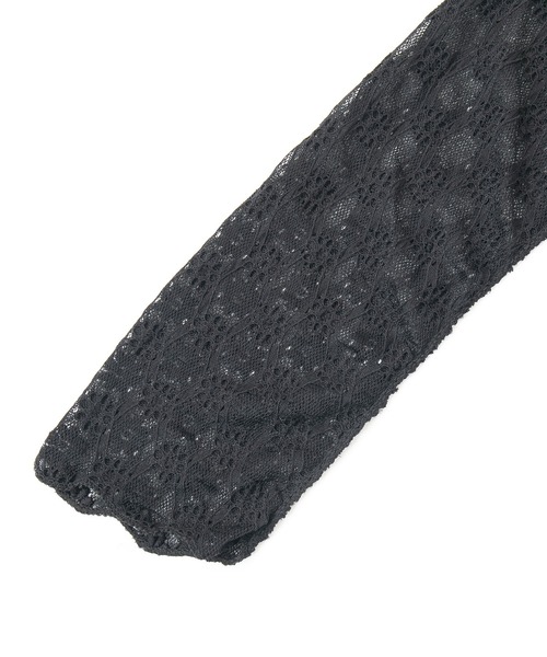 DearMyLoveRose(ディアマイラブローズ)の「フラワーレースシアートップス(Tシャツ/カットソー・レディース・ホワイト/ブラック・FREE)」の17枚目の写真