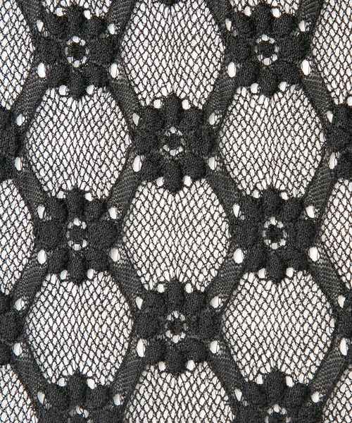 DearMyLoveRose(ディアマイラブローズ)の「フラワーレースシアートップス(Tシャツ/カットソー・レディース・ホワイト/ブラック・FREE)」の19枚目の写真