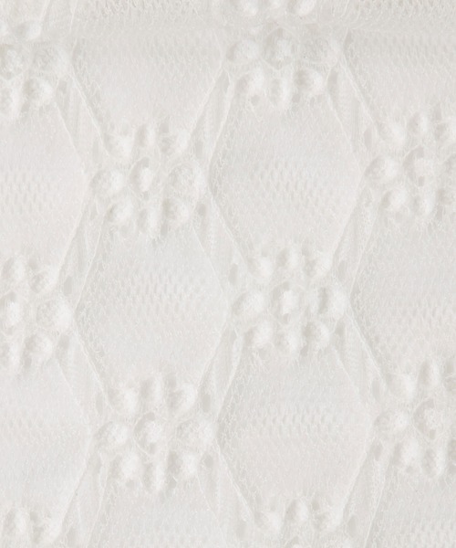 DearMyLoveRose(ディアマイラブローズ)の「フラワーレースシアートップス(Tシャツ/カットソー・レディース・ホワイト/ブラック・FREE)」の20枚目の写真