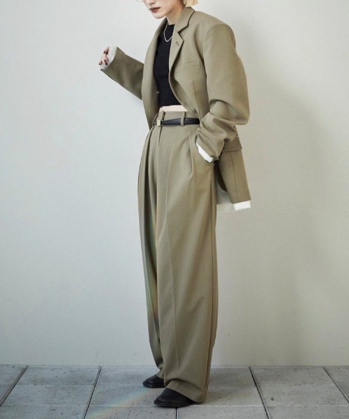 TODAYFUL/トゥデイフル】Over Shoulder Jacket/オーバーショルダー  