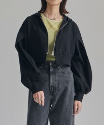 UNITED TOKYO | ショートジップアップフーディ-ウォッシャブル-(パーカー)