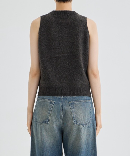 CLANE ARRANGE KNIT TOPS グレー 24AW 完売品 CLANE ARRANGE KNIT TOPS グレー 24AW 完売品