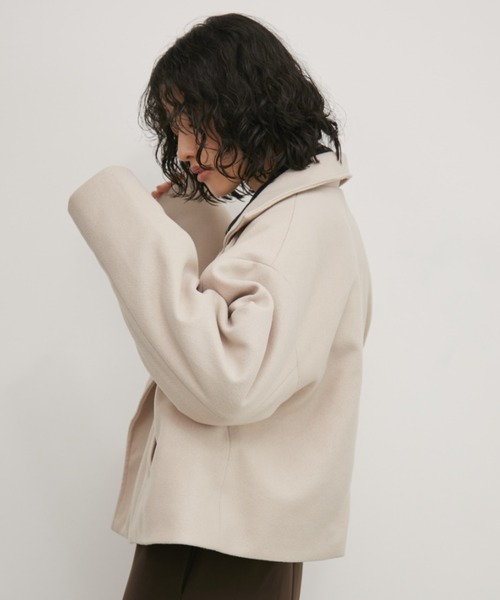 スタンドカラー3WAYクロップドジャケット（その他アウター）｜Aunt