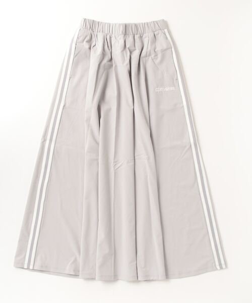 CONVERSE（コンバース）の「CONVERSE（コンバース）マルチストレッチ サイドラインフレアスカート/ロングスカート レディース（スカート・レディース・ブラック/グレー・M）」の7枚目の写真
