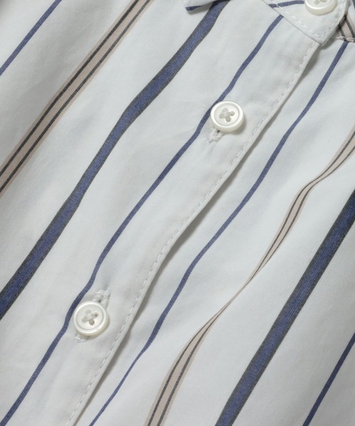 soulberry（ソウルベリー）の「秋風とストライプシャツ（シャツ/ブラウス・レディース・オフホワイト・L/M/5L/4L/3L/LL）」の18枚目の写真