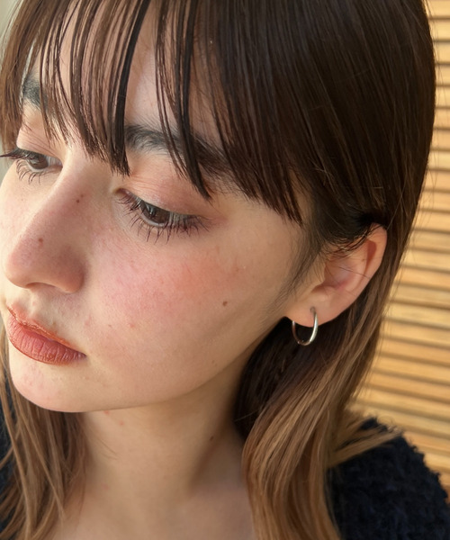 ciite'(シーテ)の「【 金属アレルギー対応 】 シンプルワンタッチ フープピアス サージカルステンレス (両耳用)(ピアス(両耳用)・レディース・ゴールド/シルバー・FREE)」の15枚目の写真