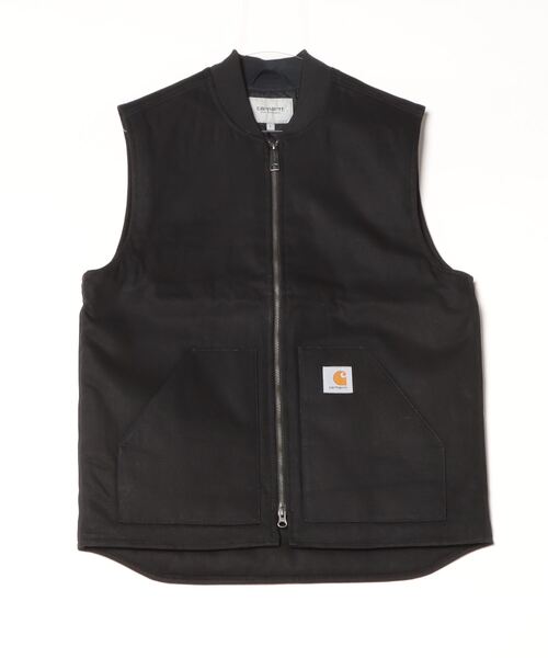 Carhartt WIP（カーハートダブリューアイピー）の「CLASSIC VEST（ベスト・メンズ・ブラウン/ブラック・MEDIUM/SMALL/LARGE）」の2枚目の写真