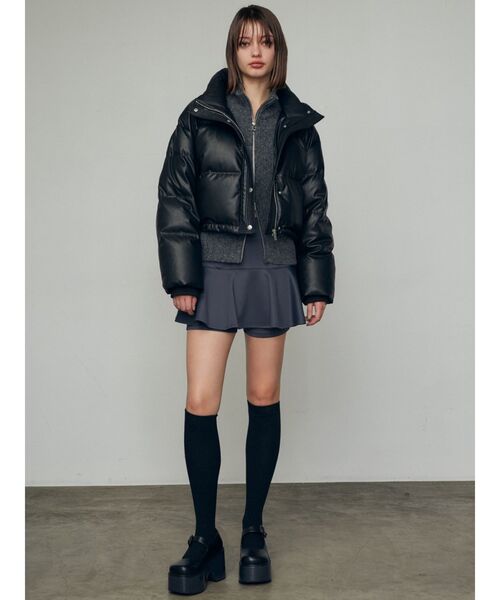 EMODA（エモダ）の「チャンキーメリージェーンシューズ（パンプス・レディース・ブラック/アイボリー・LARGE/MEDIUM/SMALL）」の6枚目の写真