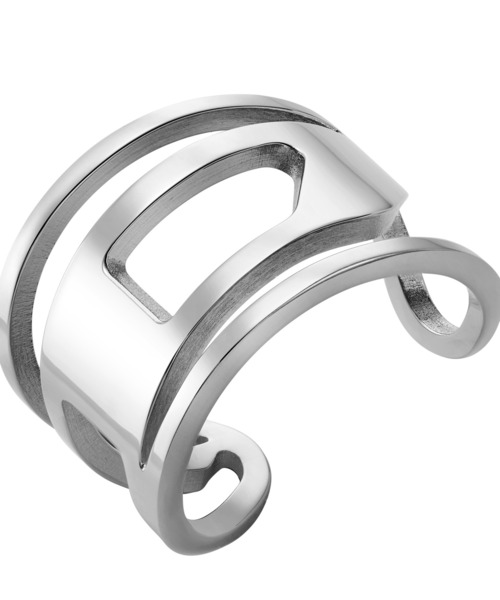 ディーゼル アクセサリー ユニセックス 指輪 シルバー DX1548040