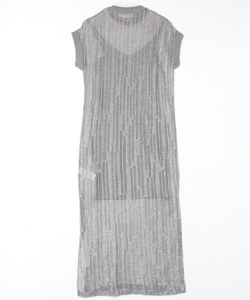 セール】GIANA METALLIC OPEN STITCH MIDI DRESS | GIANA