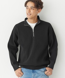 スポンディッシュハーフジップニット