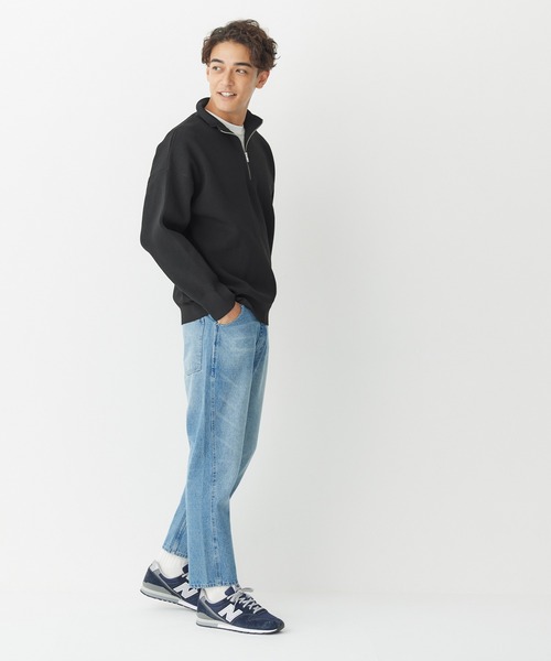 coca(coca)(コカ)の「スポンディッシュハーフジップニット(ニット/セーター・メンズ・ブラック/マスタード・M/L/XL)」の10枚目の写真