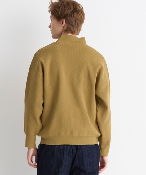 coca(coca)(コカ)の「スポンディッシュハーフジップニット(ニット/セーター・メンズ・ブラック/マスタード・M/L/XL)」の7枚目の写真