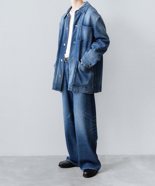 真*生様 CTHY購入　VEIN DENIM TROUSERS NEW ARRIVAL 70s OSHKOSH Painter Denim Pants size 38×28(実寸