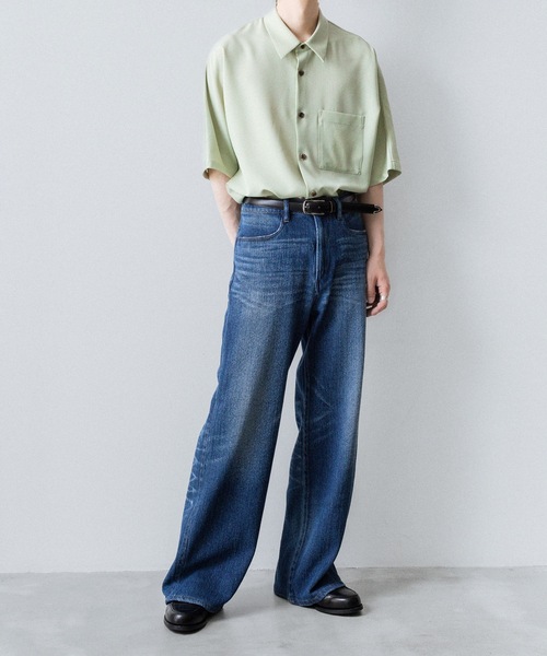 レア dries van noten スーパーバギー ツイルワイドレッグパンツ レア dries van noten スーパーバギー ツイルワイドレッグパンツ 20SS