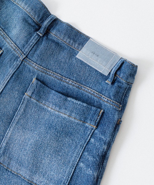 VEIN (ヴェイン)の「サテンデニム バギートラウザーズ / SATIN DENIM BAGGY TROUSERS(デニムパンツ・メンズ・ネイビー/ブラック・2/3/1)」の17枚目の写真
