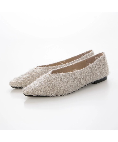 Launa lea（ラウナレア）の「ジャガードＶカットフラットパンプス(0586)（パンプス・レディース・ネイビー/ブラック/グレー系その他・22.5cm/23.0cm/23.5cm/24.0cm/24.5cm/25.0cm/22.0cm）」の22枚目の写真