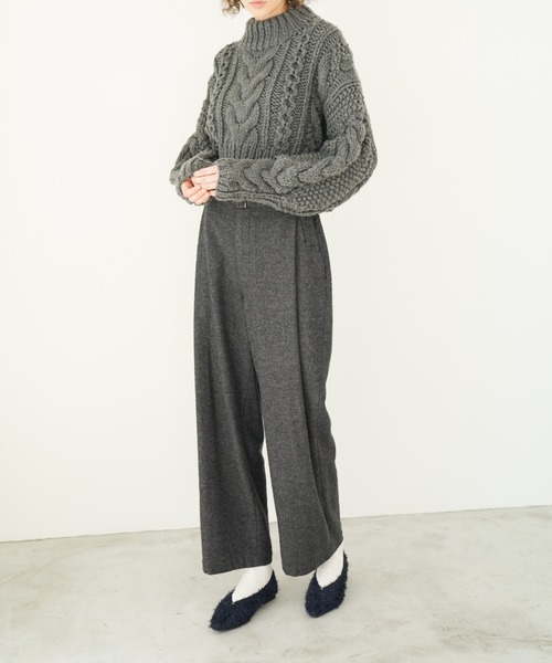 Launa lea（ラウナレア）の「ジャガードＶカットフラットパンプス(0586)（パンプス・レディース・ネイビー/ブラック/グレー系その他・22.5cm/23.0cm/23.5cm/24.0cm/24.5cm/25.0cm/22.0cm）」の14枚目の写真