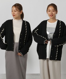 LAKOLE | ハンドステッチケーブルカーディガン / 144441(カーディガン/ボレロ)