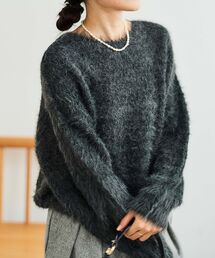 le.coeur blanc | ラメシャギーニットプルオーバー(ニット/セーター)