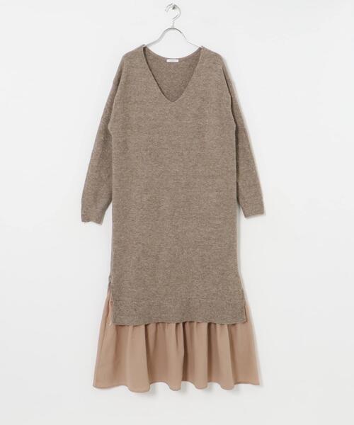 セール】ニットベストセットワンピース（ワンピース）｜ITEMS