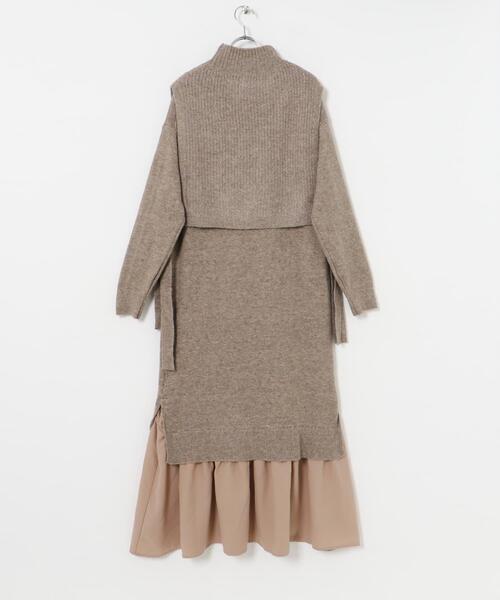 ITEMS URBANRESEARCH◉ベストセットニットワンピース◉ORG◉F セール】ニットベストセットワンピース（ワンピース）｜ITEMS