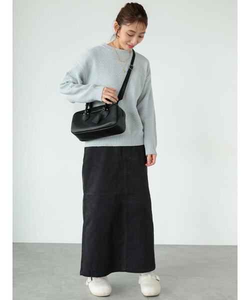 Lugnoncure（ルノンキュール）の「ラメ混モール鹿の子編みニット（ニット/セーター・レディース・イエロー/オフホワイト/ブルー/グレー/ホワイト・F）」の11枚目の写真