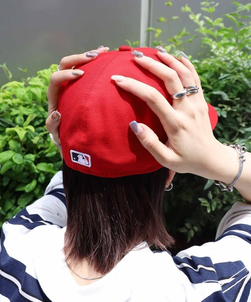 Alpha Industries(アルファインダストリーズ)の「ALPHA INDUSTRIES/アルファインダストリーズ×NEW ERA/ニューエラ M 5950ALPHA OTC フラットキャップ(キャップ・メンズ・ブラック系5/レッド系1/ブラック系3/ブルー/ブラック系2/ブラック系4/レッド系2・7 3/8/7 1/2/7 5/8)」の15枚目の写真