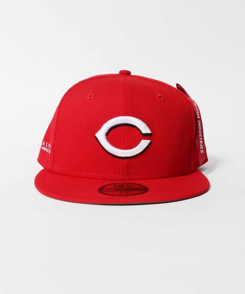 Alpha Industries(アルファインダストリーズ)の「ALPHA INDUSTRIES/アルファインダストリーズ×NEW ERA/ニューエラ M 5950ALPHA OTC フラットキャップ(キャップ・メンズ・ブラック系5/レッド系1/ブラック系3/ブルー/ブラック系2/ブラック系4/レッド系2・7 3/8/7 1/2/7 5/8)」の11枚目の写真