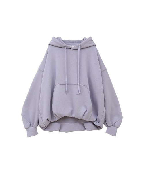 CLANE（クラネ）の「CLANE/クラネ/BALLOON SWEAT HOODIE（パーカー・レディース・ブラック/グレー/パープル・1）」の3枚目の写真