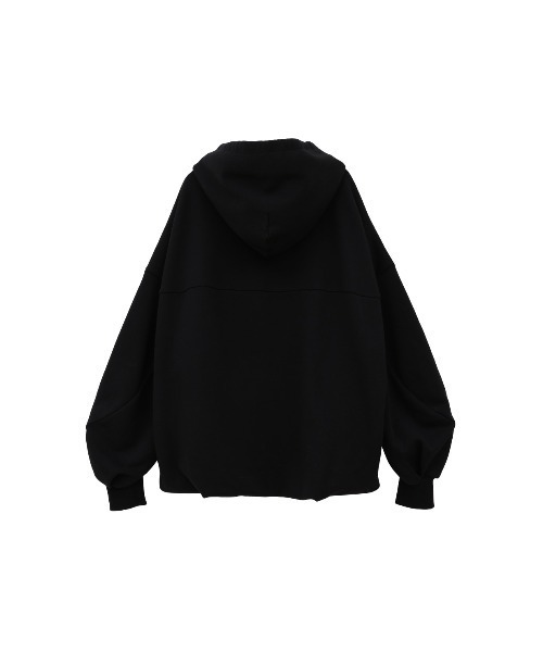 CLANE（クラネ）の「CLANE/クラネ/BALLOON SWEAT HOODIE（パーカー・レディース・ブラック/グレー/パープル・1）」の4枚目の写真