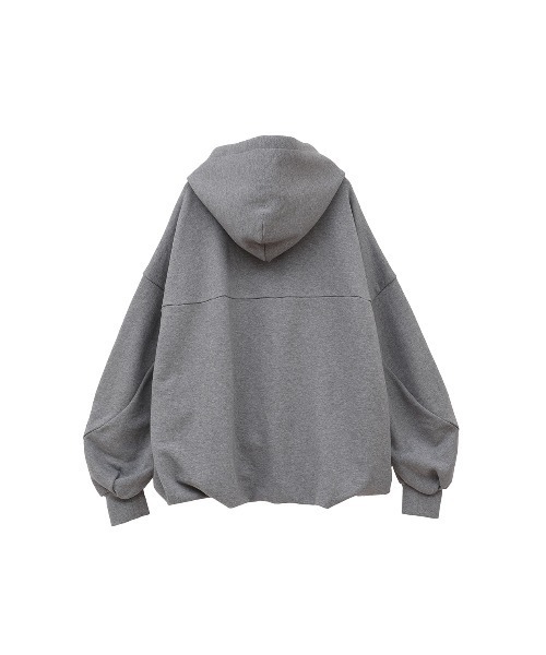 CLANE（クラネ）の「CLANE/クラネ/BALLOON SWEAT HOODIE（パーカー・レディース・ブラック/グレー/パープル・1）」の10枚目の写真