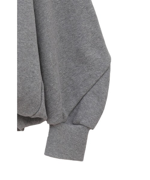 CLANE（クラネ）の「CLANE/クラネ/BALLOON SWEAT HOODIE（パーカー・レディース・ブラック/グレー/パープル・1）」の12枚目の写真