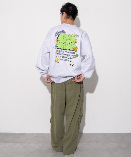 BEN DAVIS（ベンデイビス）の「∴WEGO/別注BENDAVISプランプロゴプルオーバー（スウェット・メンズ・ダークブルー/スミクロ/アッシュグレー/オフホワイト・MEDIUM/LARGE）」の13枚目の写真