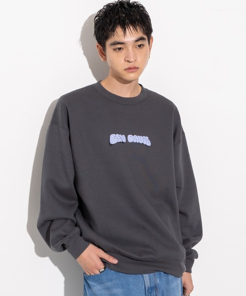 BEN DAVIS（ベンデイビス）の「∴WEGO/別注BENDAVISプランプロゴプルオーバー（スウェット・メンズ・ダークブルー/スミクロ/アッシュグレー/オフホワイト・MEDIUM/LARGE）」の20枚目の写真