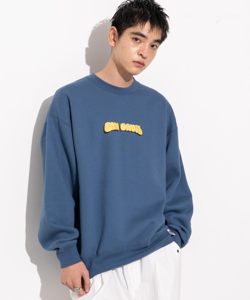 BEN DAVIS（ベンデイビス）の「∴WEGO/別注BENDAVISプランプロゴプルオーバー（スウェット・メンズ・ダークブルー/スミクロ/アッシュグレー/オフホワイト・MEDIUM/LARGE）」の16枚目の写真