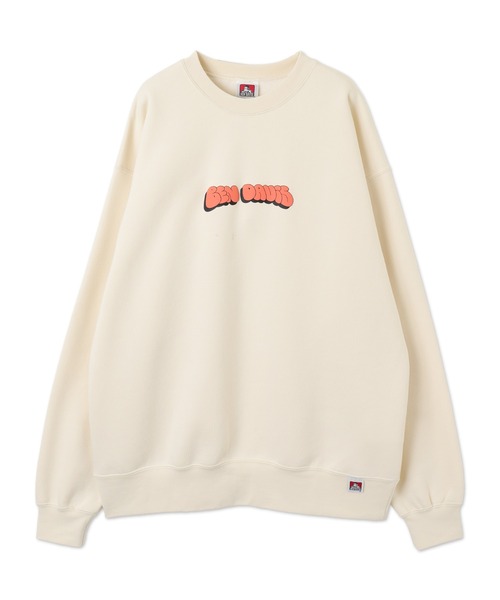 BEN DAVIS（ベンデイビス）の「∴WEGO/別注BENDAVISプランプロゴプルオーバー（スウェット・メンズ・ダークブルー/スミクロ/アッシュグレー/オフホワイト・MEDIUM/LARGE）」の10枚目の写真