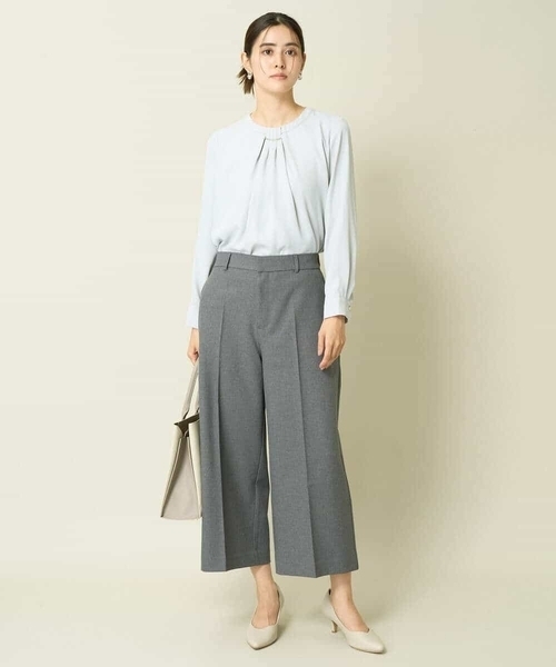 a.v.v（アーヴェヴェ）の「【洗える】バーチャーム付ブラウス（シャツ/ブラウス・レディース・ダークインディゴブルー/ネイビー/アイボリー・34/42/36/40/38）」の11枚目の写真