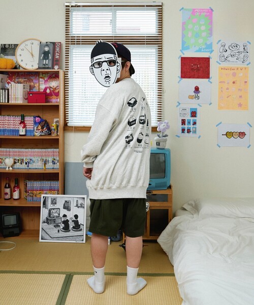 セール】DUNCAN/ダンカン Cat Quantification SWEAT/バックプリント