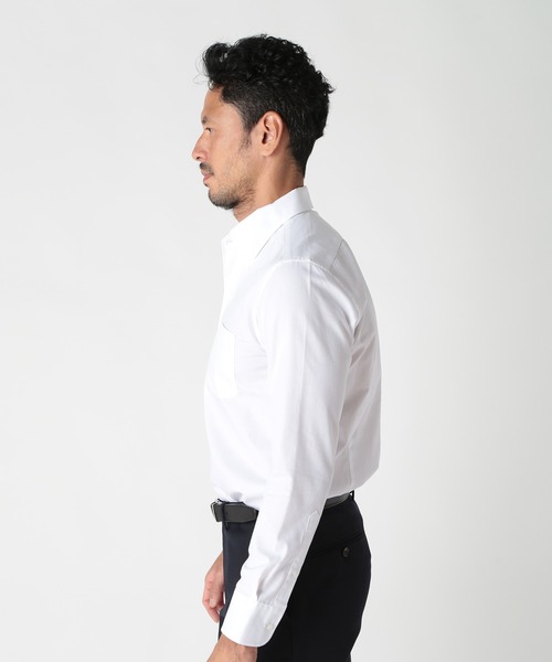 MEN'S BIGI(メンズビギ)の「コットンポリエステルドビーシャツ<吸水速乾>(シャツ/ブラウス・メンズ・ホワイト・03/01/02/04)」の10枚目の写真