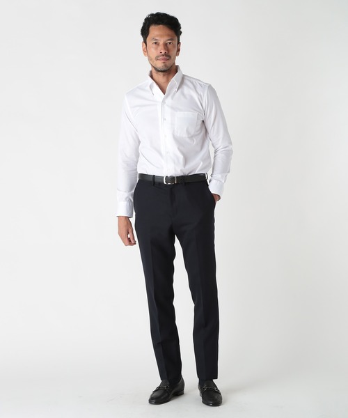 MEN'S BIGI(メンズビギ)の「コットンポリエステルドビーシャツ<吸水速乾>(シャツ/ブラウス・メンズ・ホワイト・03/01/02/04)」の12枚目の写真