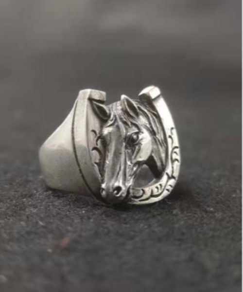 Burner（バーナー）の「【OKUOKU　0909】馬蹄　ホースシューリング oku-ring-706114677202-5　Yy（リング・メンズ・シルバー・FREE）」の5枚目の写真