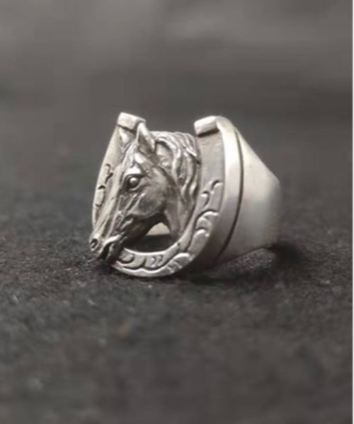 Burner（バーナー）の「【OKUOKU　0909】馬蹄　ホースシューリング oku-ring-706114677202-5　Yy（リング・メンズ・シルバー・FREE）」の4枚目の写真