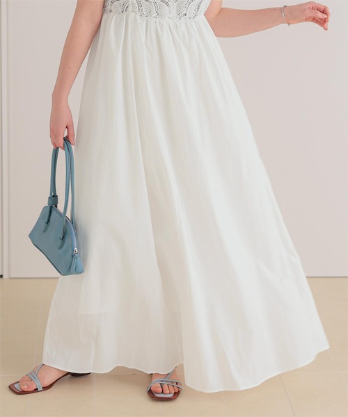 titivate(ティティベイト)の「バストレースキャミソールワンピース(ワンピース・レディース・ブラック/オフホワイト・L/M/S/SP)」の17枚目の写真