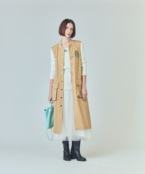 GRACE CLASS（グレースクラス）の「ツイードコンビチュールスカート（スカート・レディース・ホワイト・36/38）」の4枚目の写真