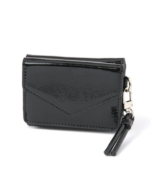 BAYFLOW（ベイフロー）の「メタリック三つ折りウォレット（財布・レディース・ライトグレー/ブラック/イエロー・FREE）」の4枚目の写真