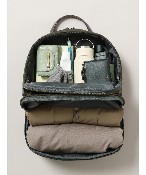 ACE（エース）の「リュック ACE共同開発 撥水 ナイロン 2WAY（バックパック/リュック・レディース・ブラック/グレー/ネイビー/カーキ・F）」の10枚目の写真
