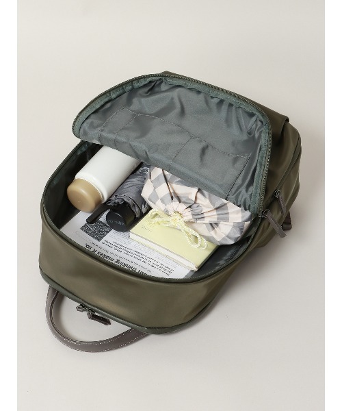 ACE（エース）の「リュック ACE共同開発 撥水 ナイロン 2WAY（バックパック/リュック・レディース・ブラック/グレー/ネイビー/カーキ・F）」の9枚目の写真