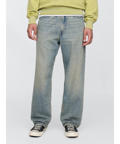 GAP（ギャップ）の「ウルトラソフト バギーデニム（デニムパンツ・メンズ・インディゴブルー・28W 30L/30W 30L/29W 30L/31W 30L/31W 32L/32W 30L/32W 32L/33W 32L/34W 32L/36W 32L）」の5枚目の写真